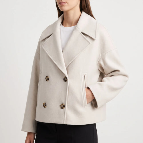 Aethelia  - Women's Cropped Winter Coat Office Wear Layering