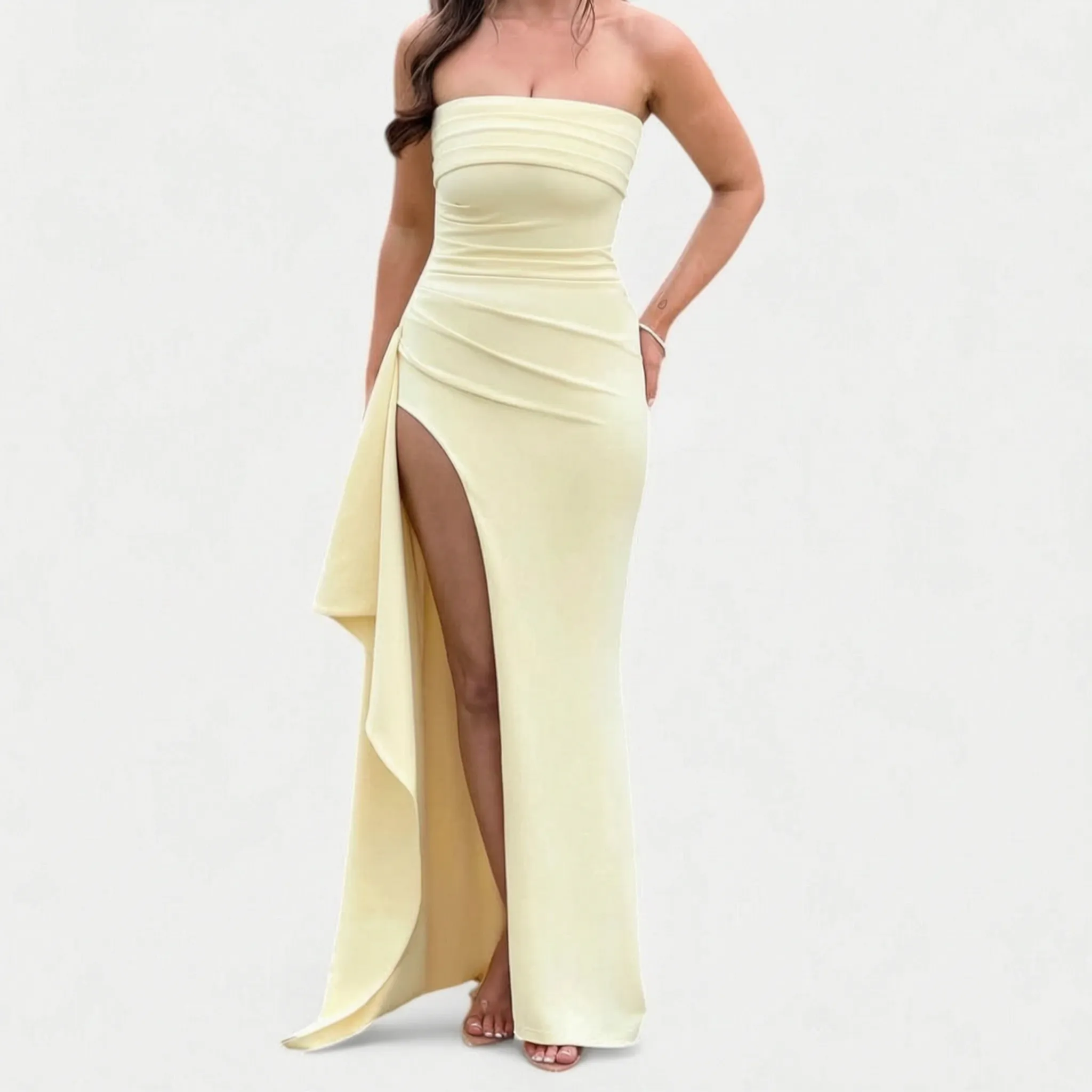 EvoraGown  - Strapless Evening Dress Evening Events