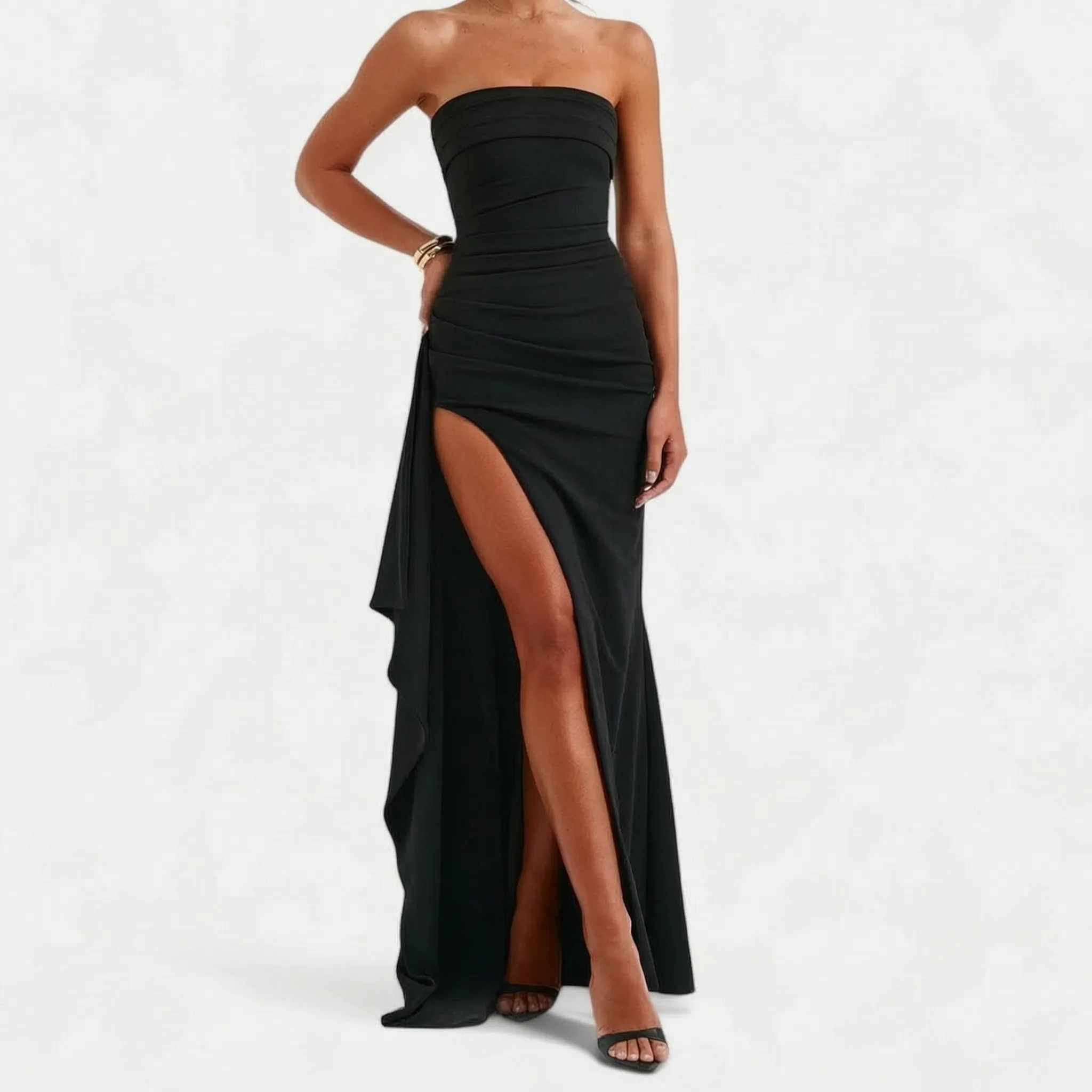 EvoraGown  - Strapless Evening Dress Evening Events