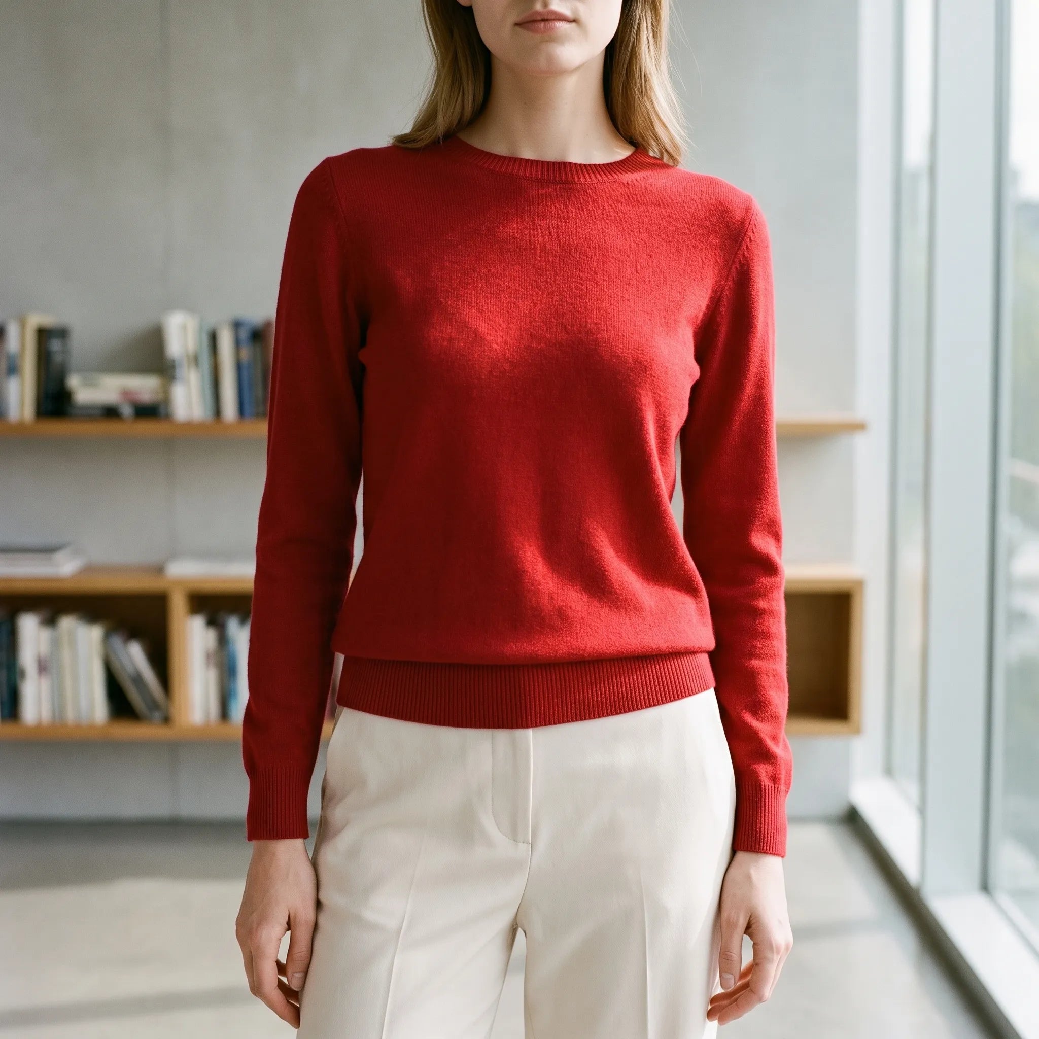 Lumina  - Slim Fit Knitted Women's Jumper Everyday Layering