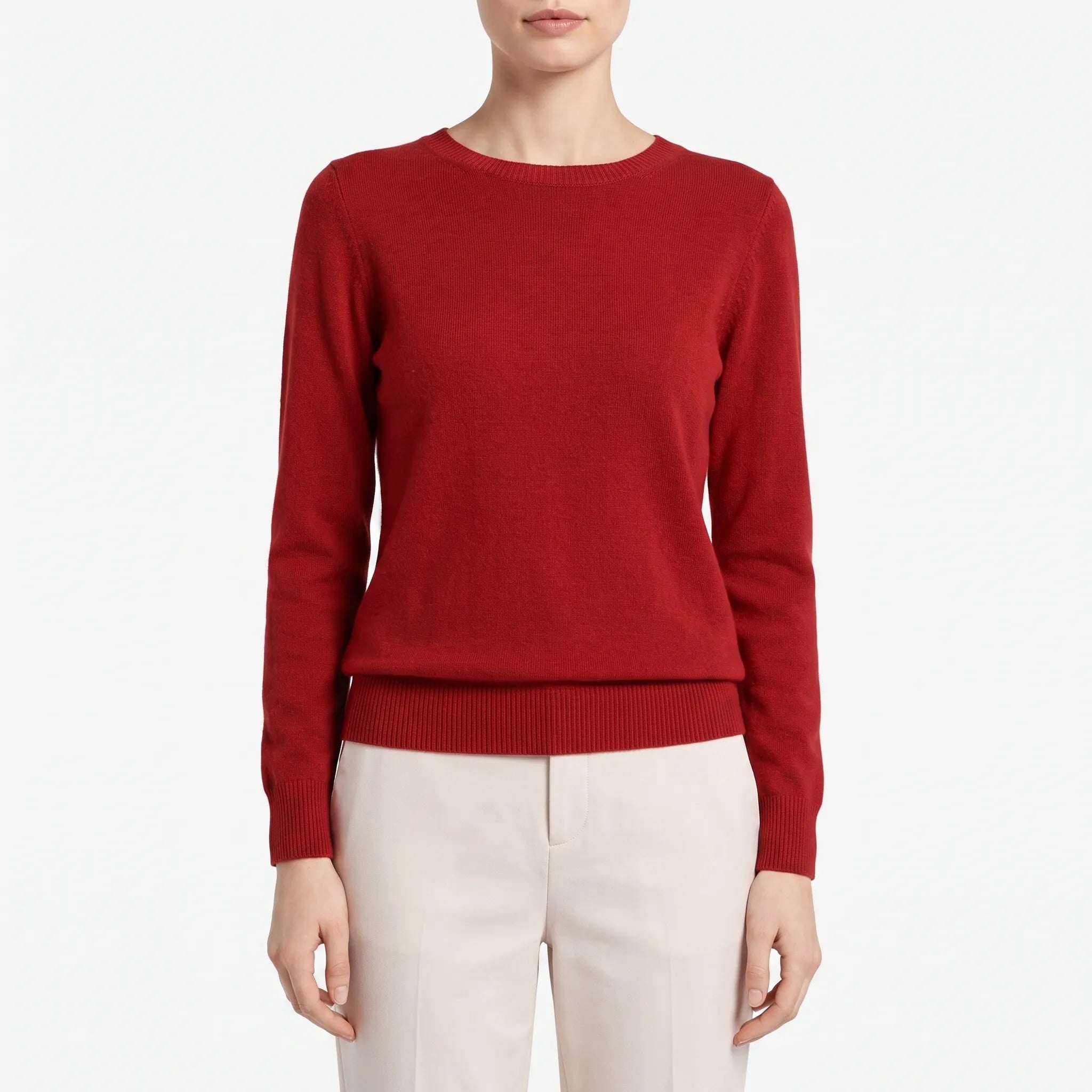 Lumina  - Slim Fit Knitted Women's Jumper Everyday Layering