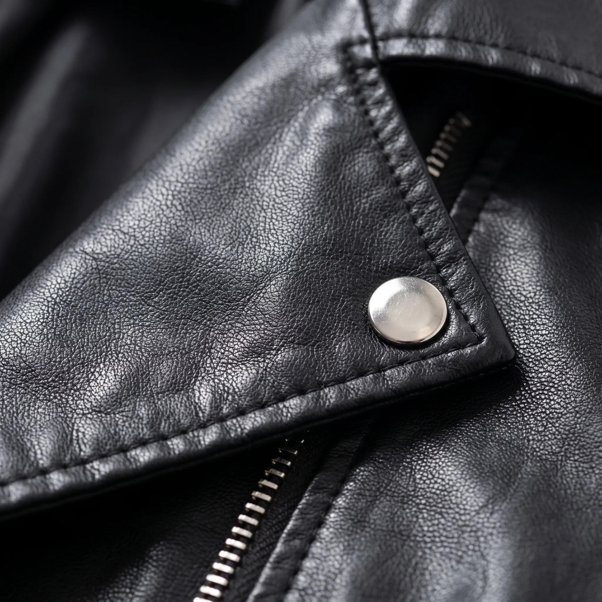 MotoLuxe  - Classic Black Biker Jacket City Commuting