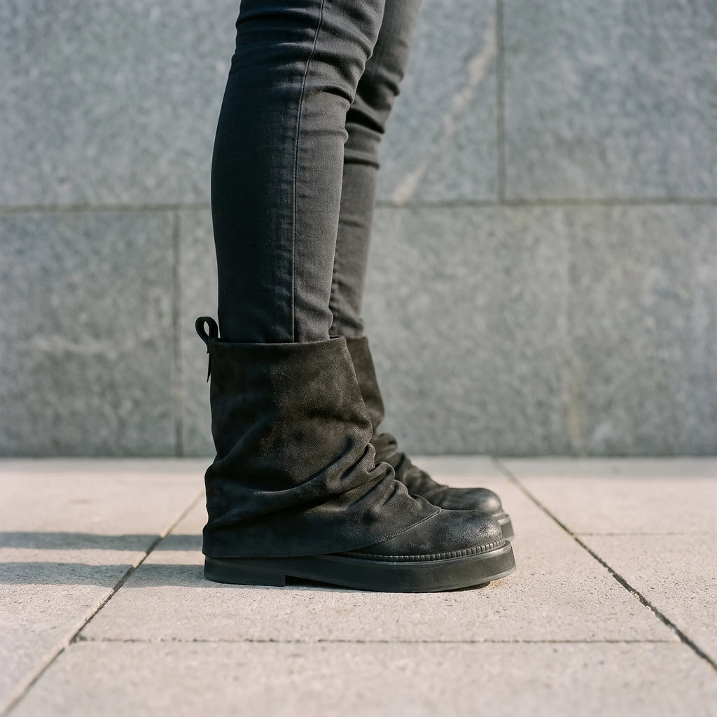 Nyxia  - Slouchy Ladies Boots Knee High Autumn Styling