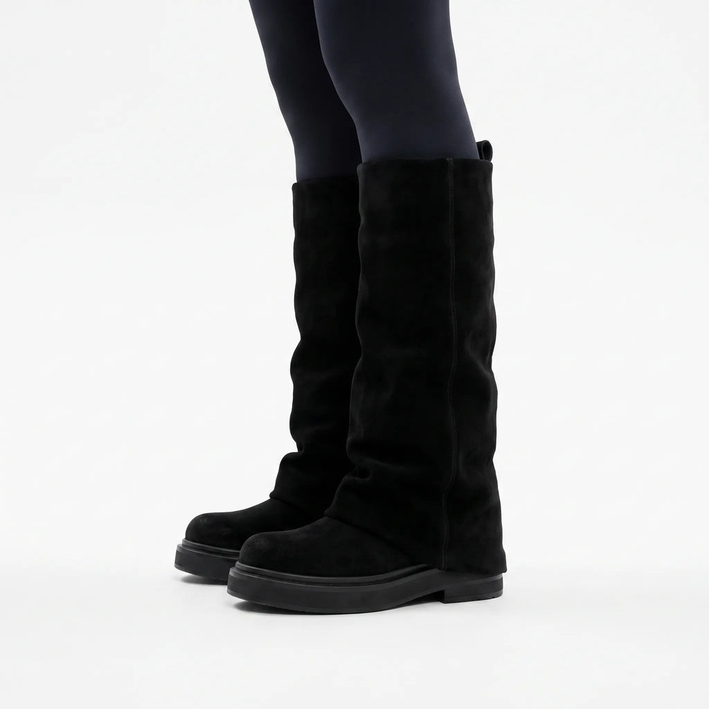 Nyxia  - Slouchy Ladies Boots Knee High Autumn Styling