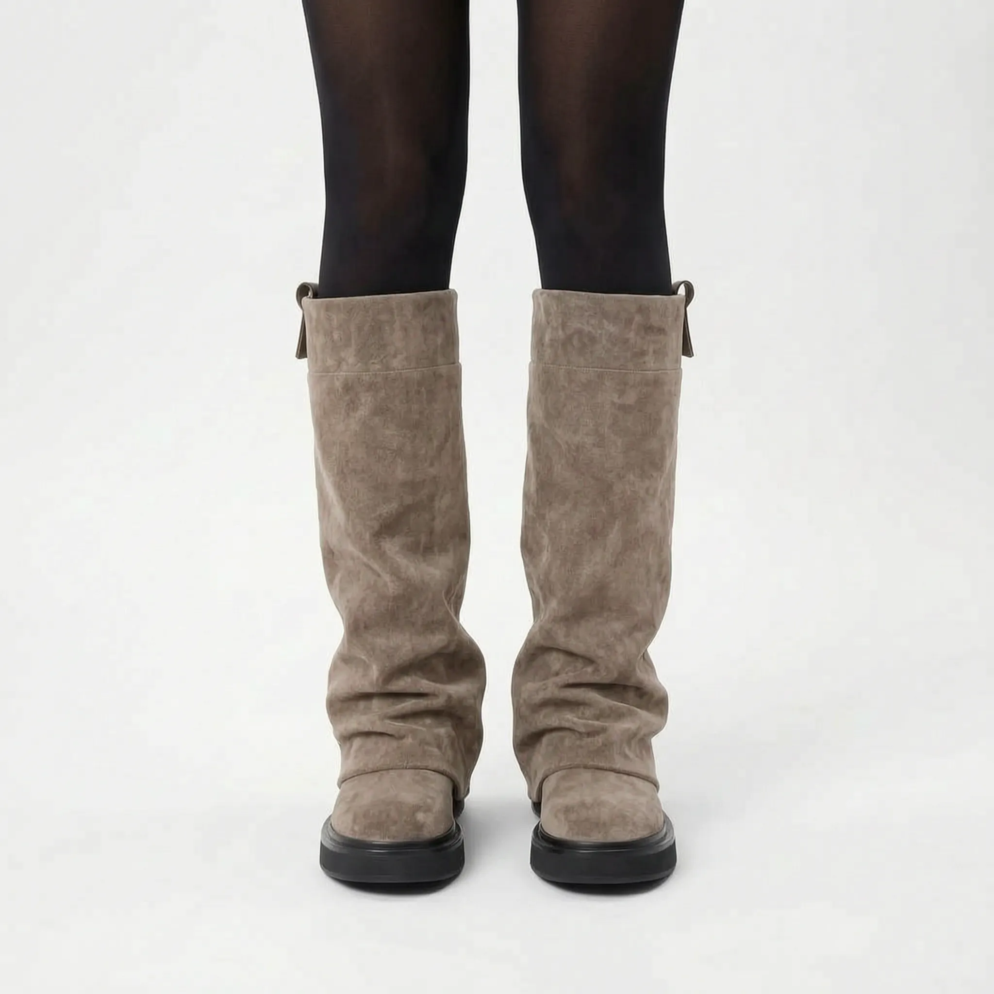 Nyxia  - Slouchy Ladies Boots Knee High Autumn Styling
