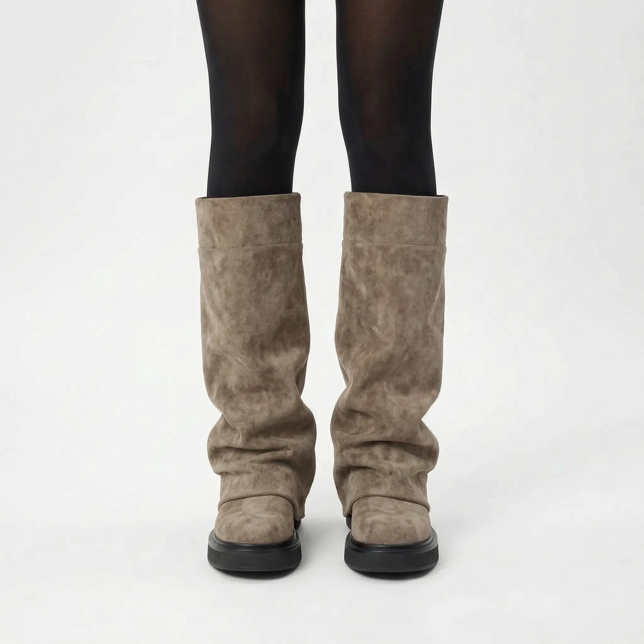 Nyxia  - Slouchy Ladies Boots Knee High Autumn Styling