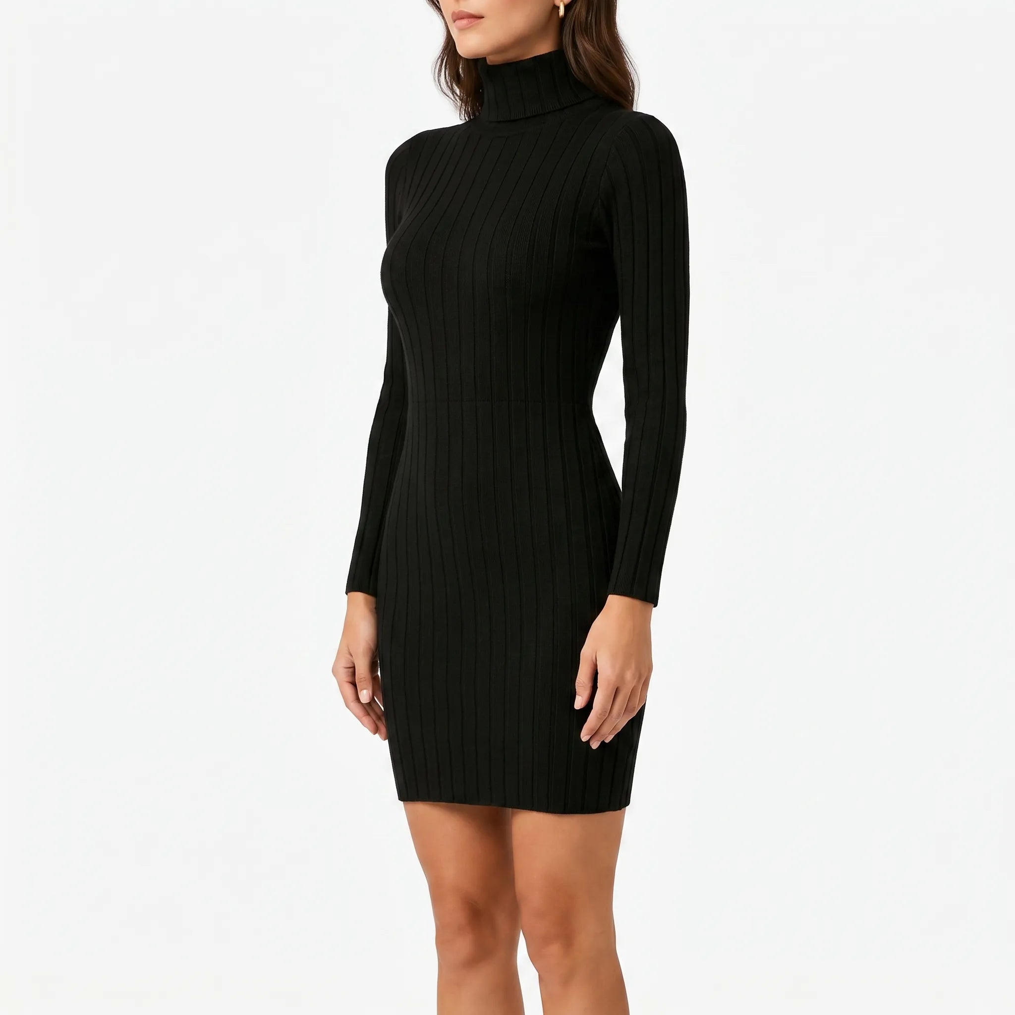 RibSculpt  - Ribbed Long-Sleeve Bodycon Dress Evening Events