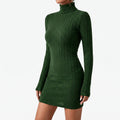 RibSculpt  - Ribbed Long-Sleeve Bodycon Dress Evening Events
