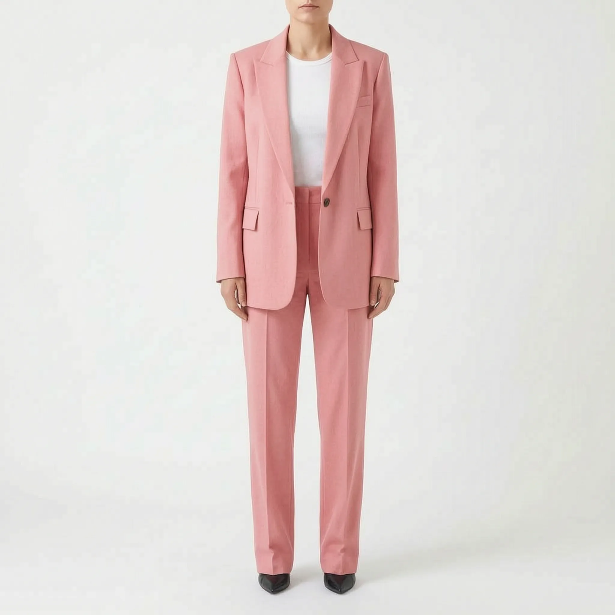 SavilSuit  - Womens Black Trouser Suit Office Wear