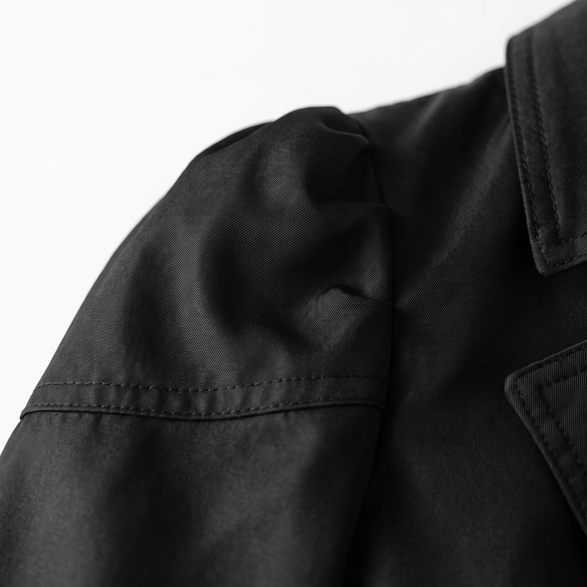 Trenchica  - Classic Button-Front Trench Coat Spring Layering