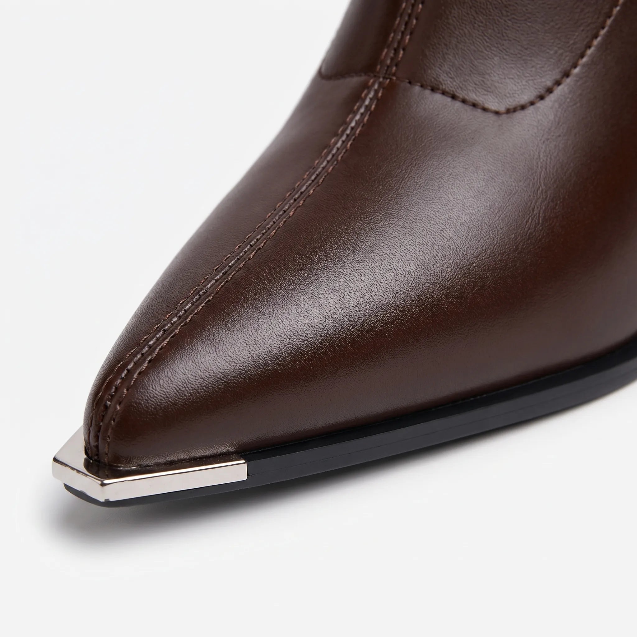 Velora  - Pointed-Toe Block Heel Ankle Boots Office Wear