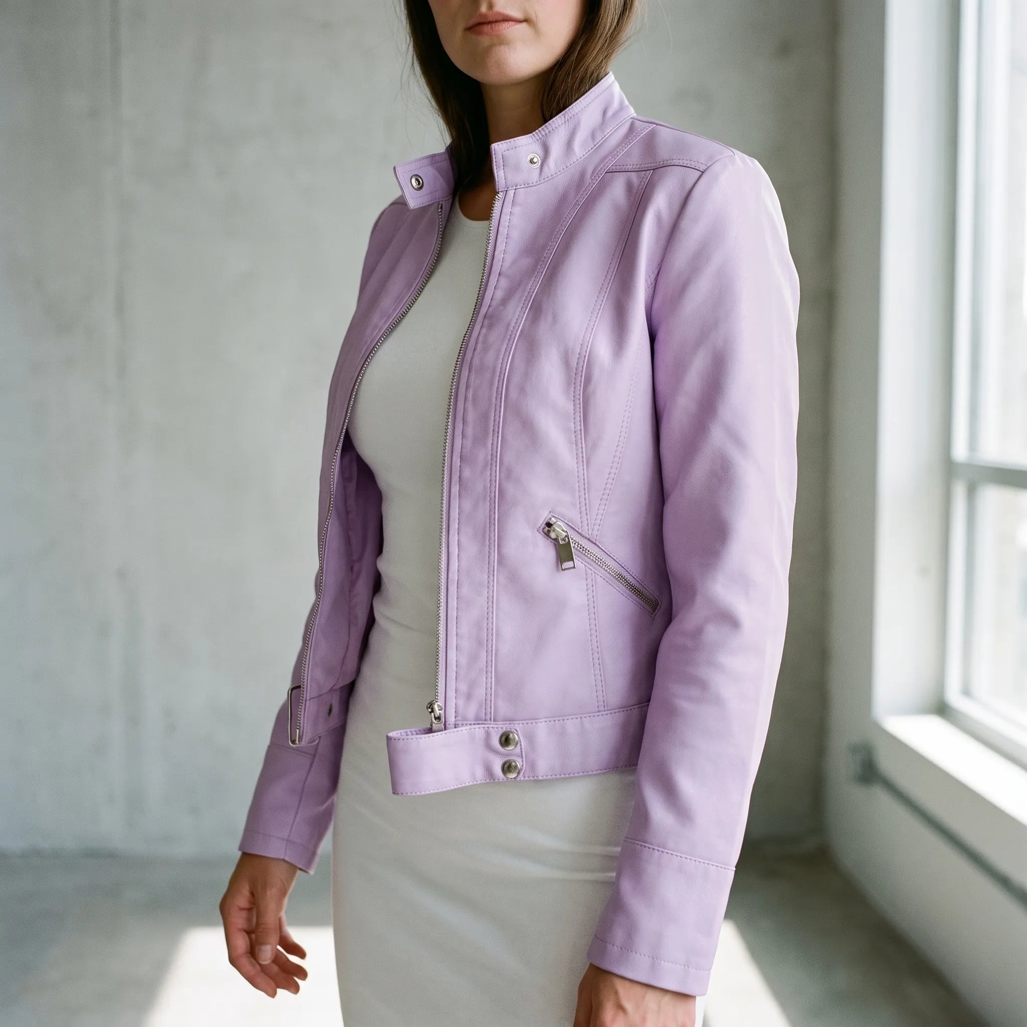 Velsor  - Women's Smooth Texture Jacket Everyday Layering