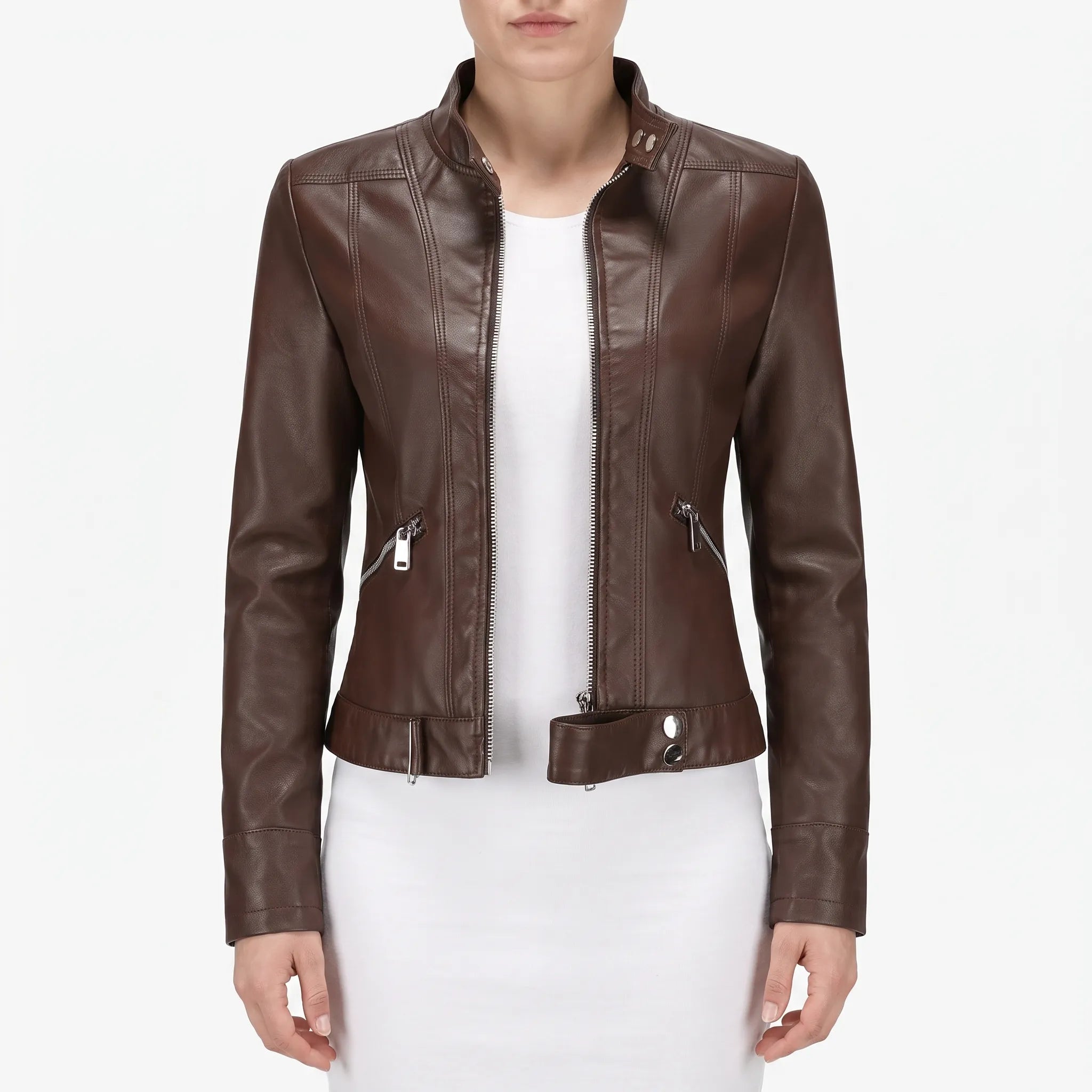 Velsor  - Women's Smooth Texture Jacket Everyday Layering