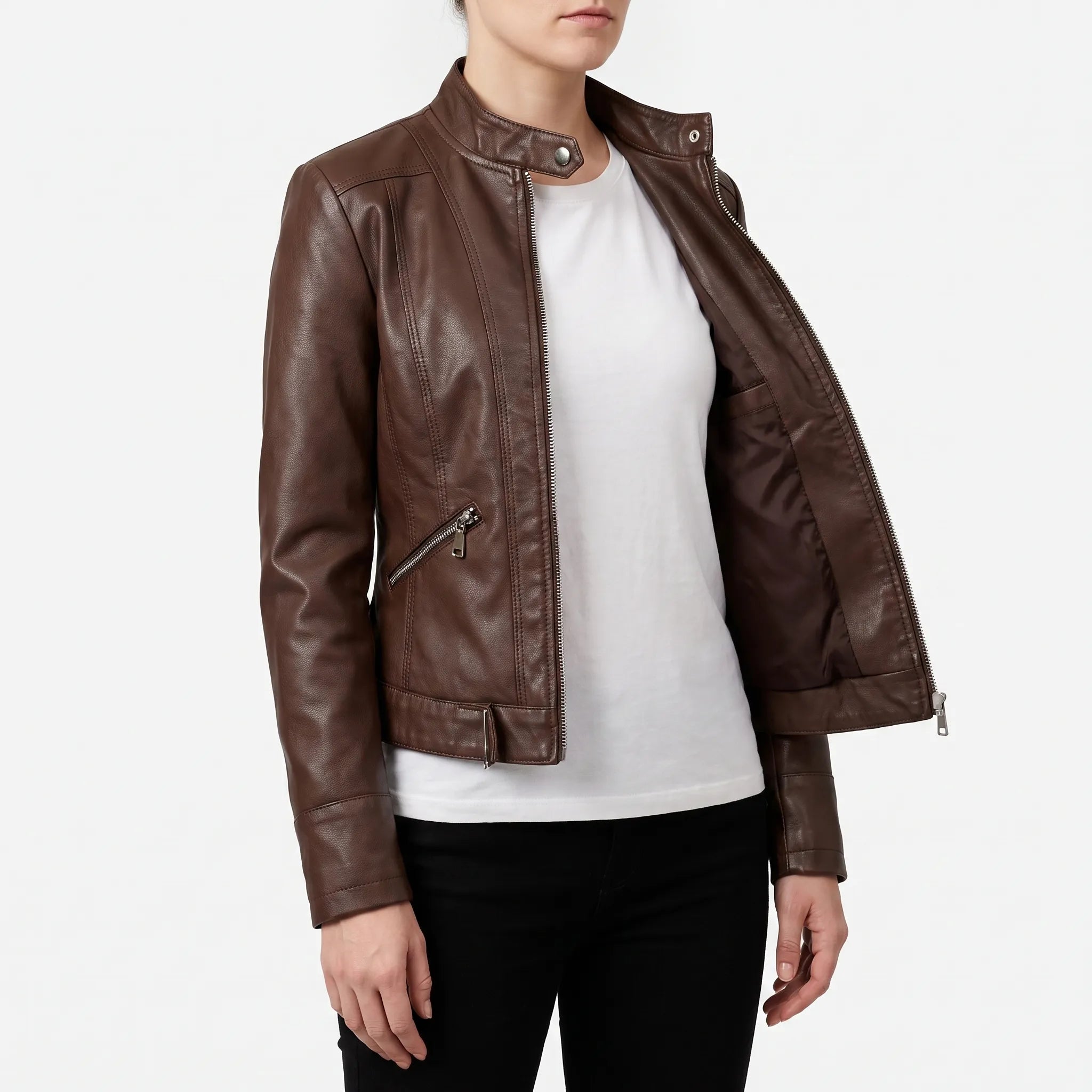 Velsor  - Women's Smooth Texture Jacket Everyday Layering