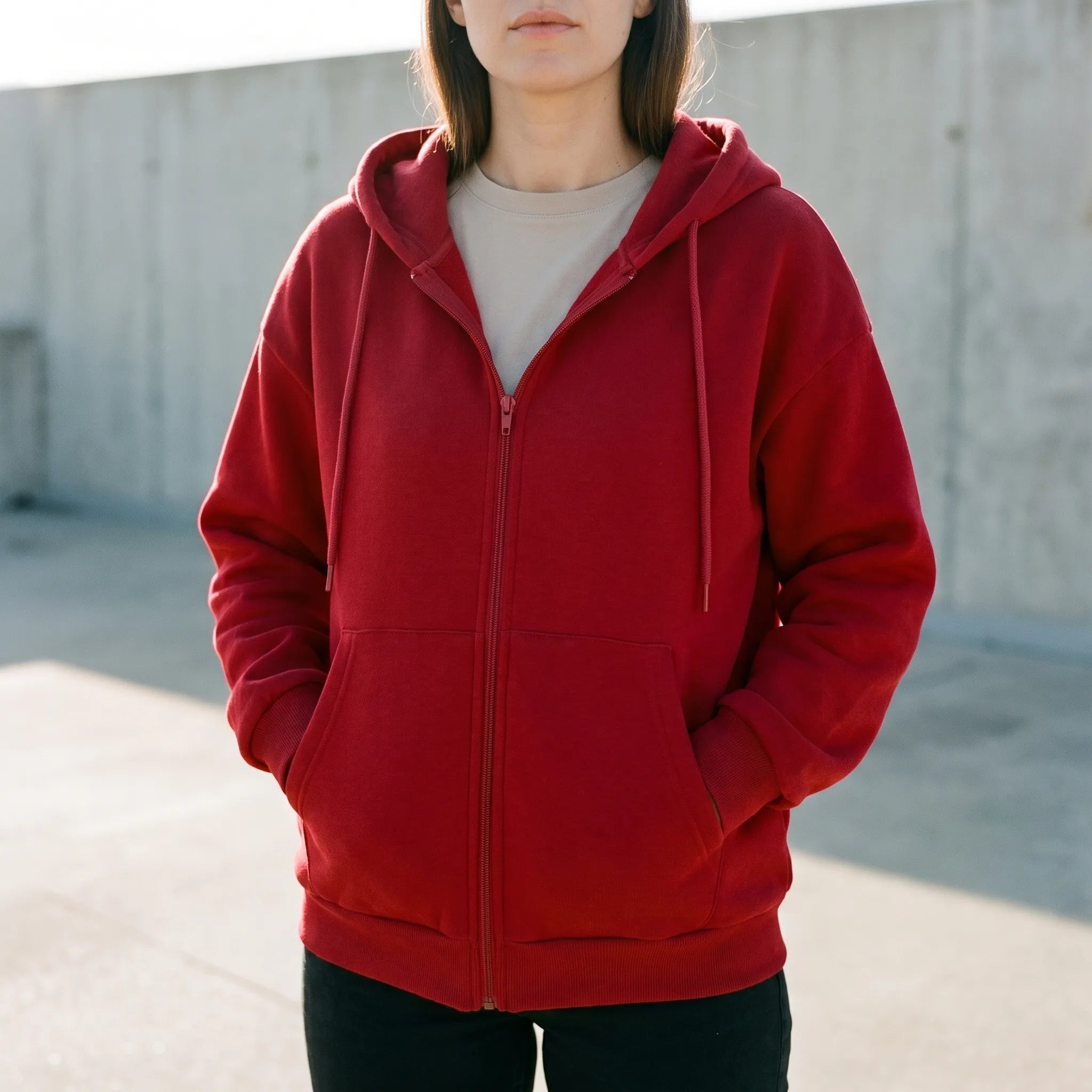 Zippari  - Women's Full Zip Hoodie Everyday Layering