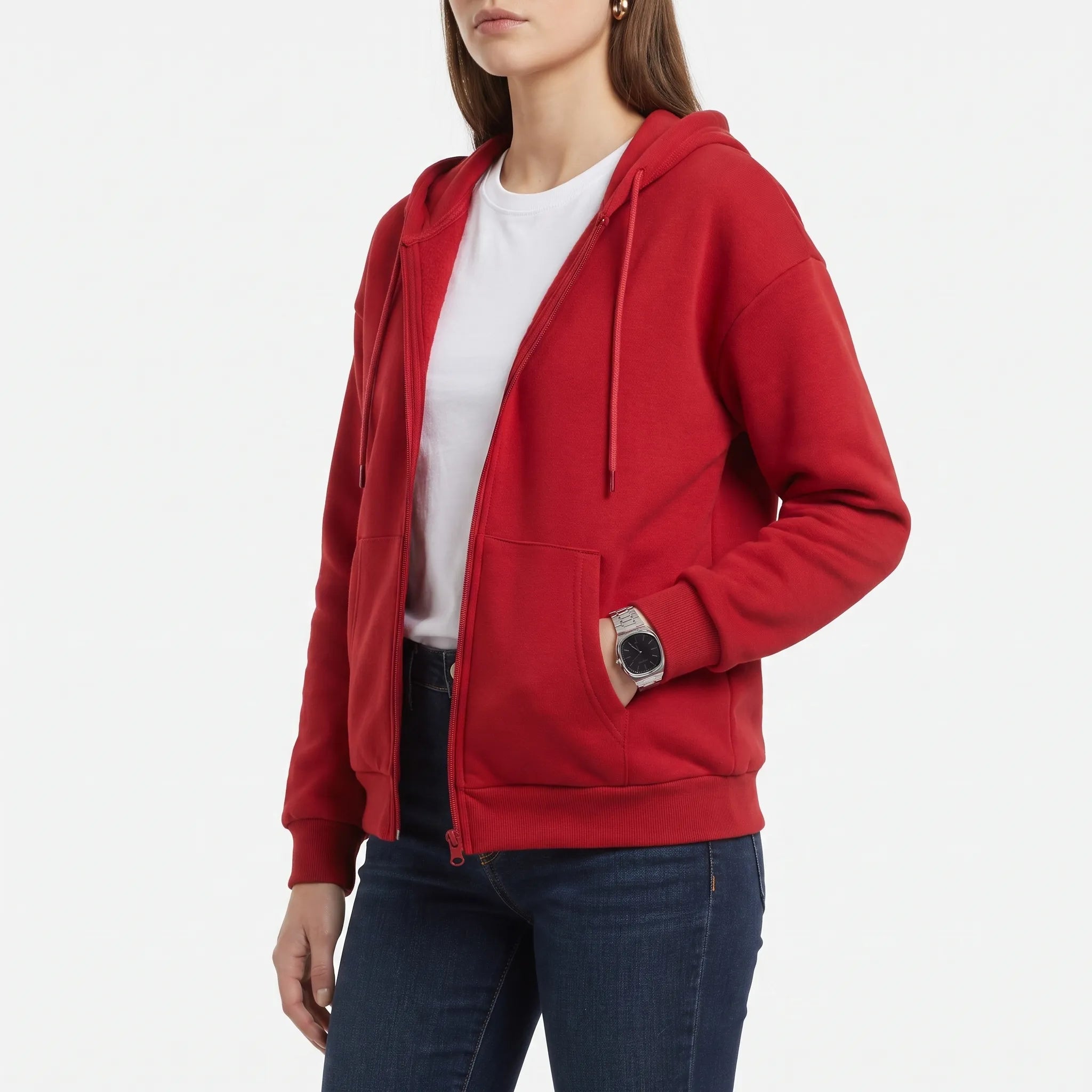 Zippari  - Women's Full Zip Hoodie Everyday Layering